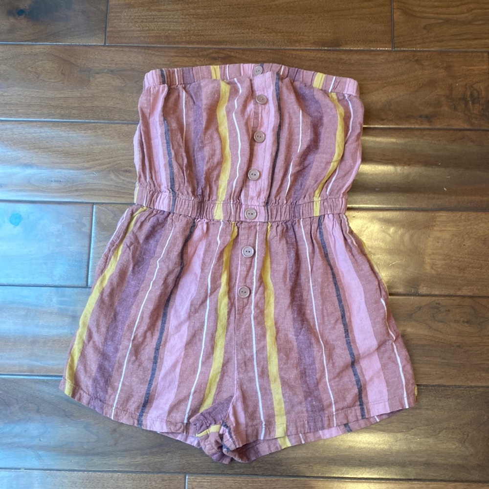 Urban outfitters mini strapless romper